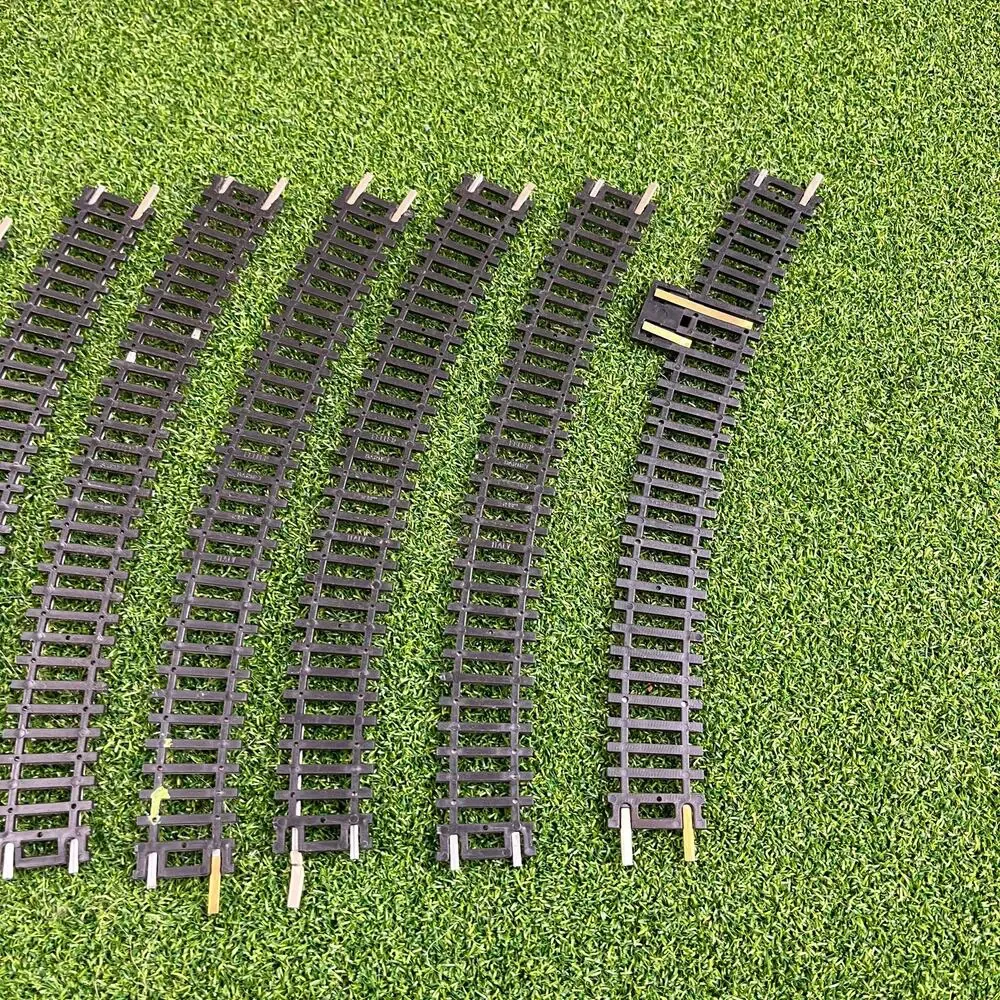 Vintage Model Train Curved Tracks HO Scale Railway Layout